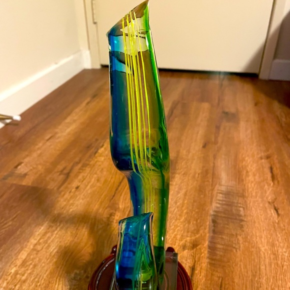 Mid 20th Century Murano Ribbon Art Glass Sculpture - Picture 8 of 10